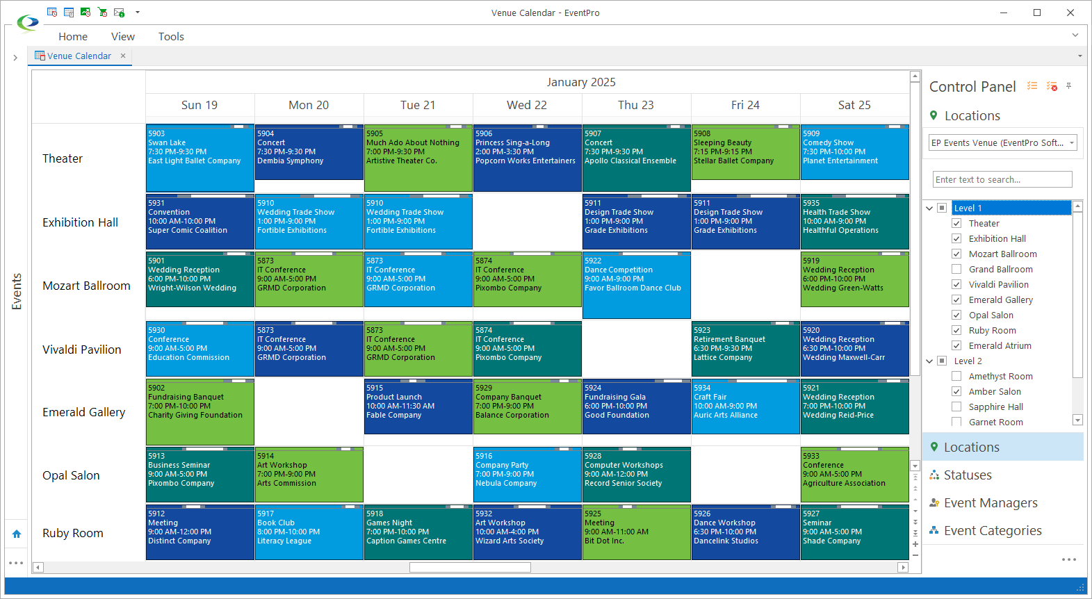 Calendar Views