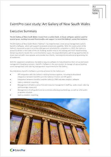 Case Study - Art Gallery of New South Wales