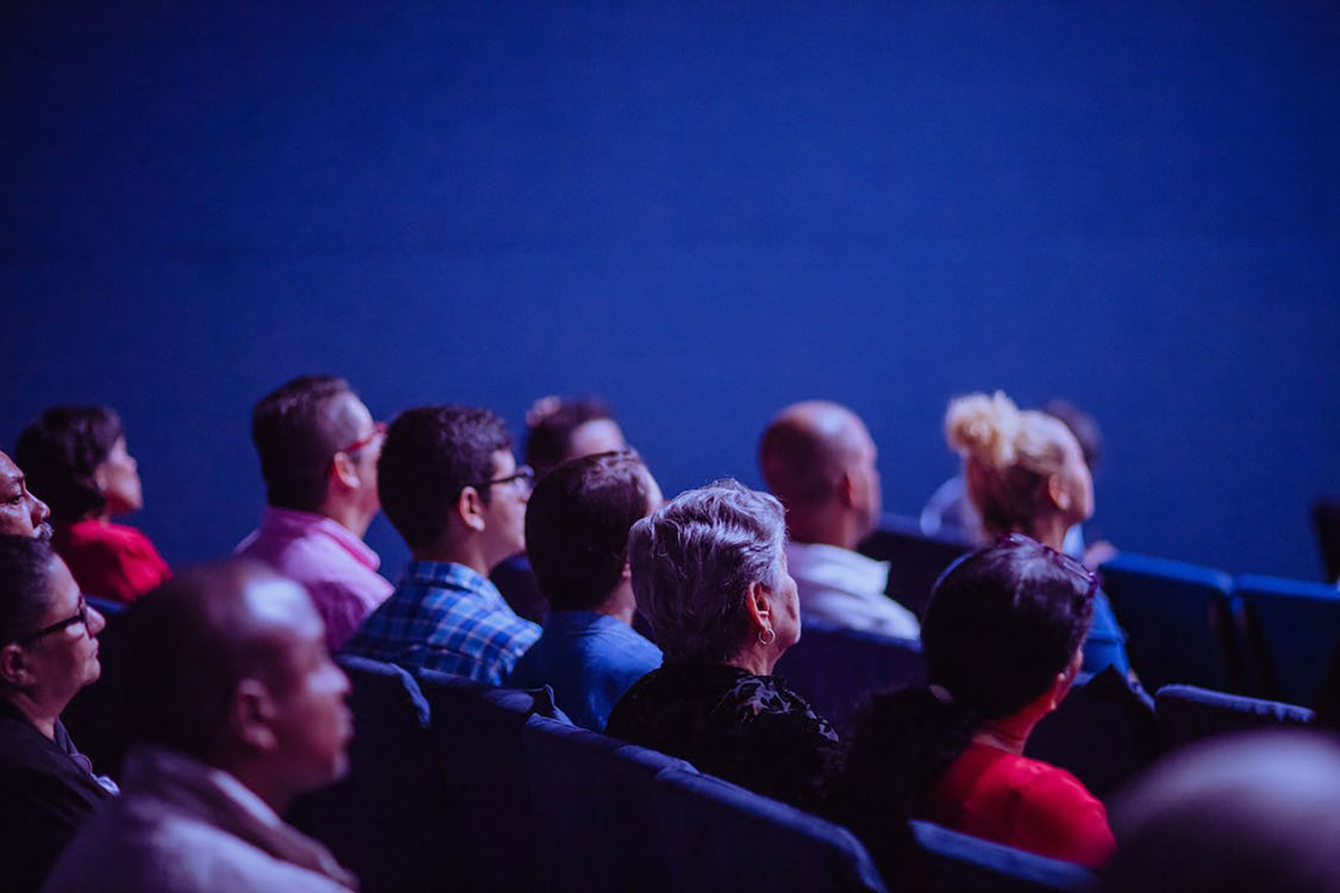 audience members at a conference