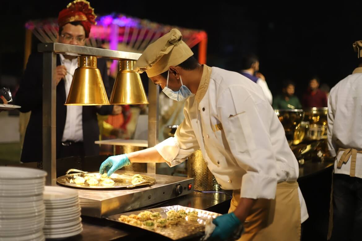 chef preparing food