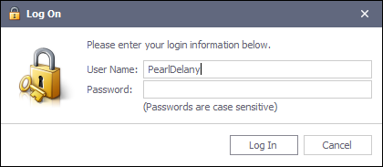 Logging into EventPro with Change Password on First Logon setting activated